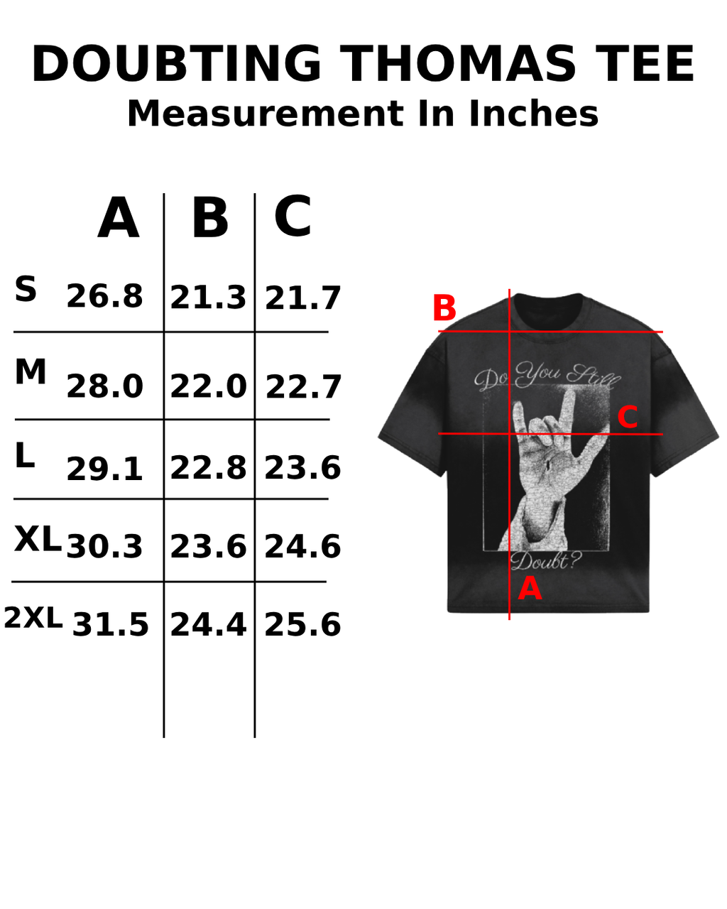 "Doubting Thomas" Tee