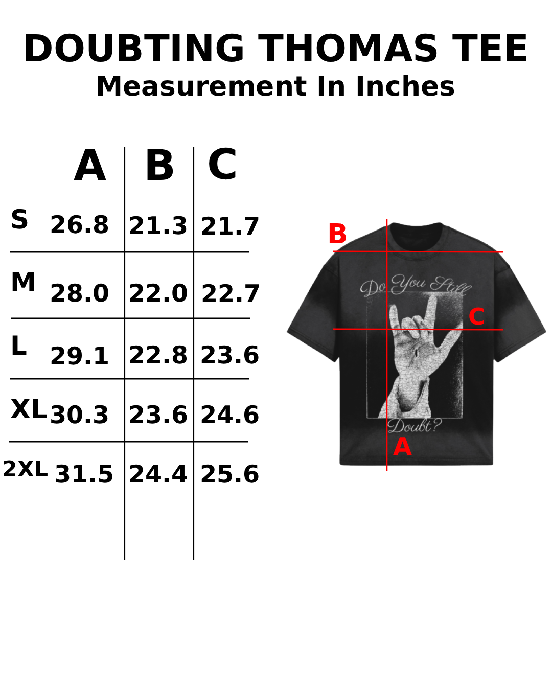 "Doubting Thomas" Tee