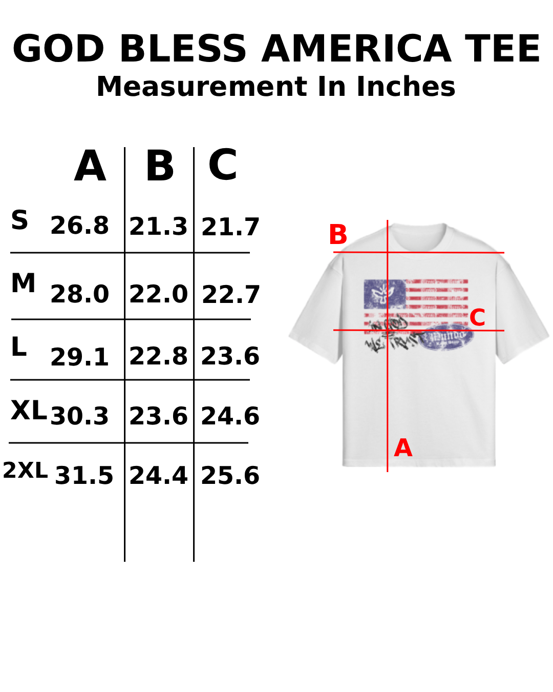 "God Bless America" Tee