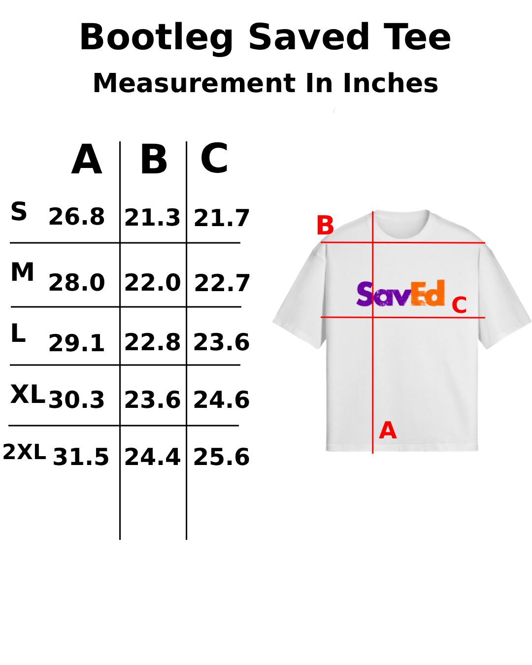 Saved Bootleg Tee